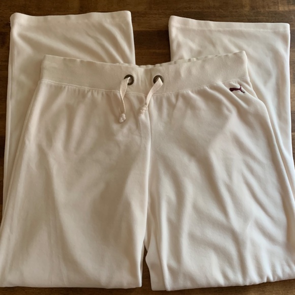 Puma Cream Full Zip and Jogger Pants Casual Loungewear - Picture 4 of 6